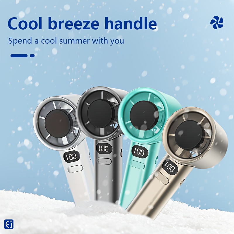Outdoor Usb Power Supply - Handheld mini fan, powerful 400mAh wind