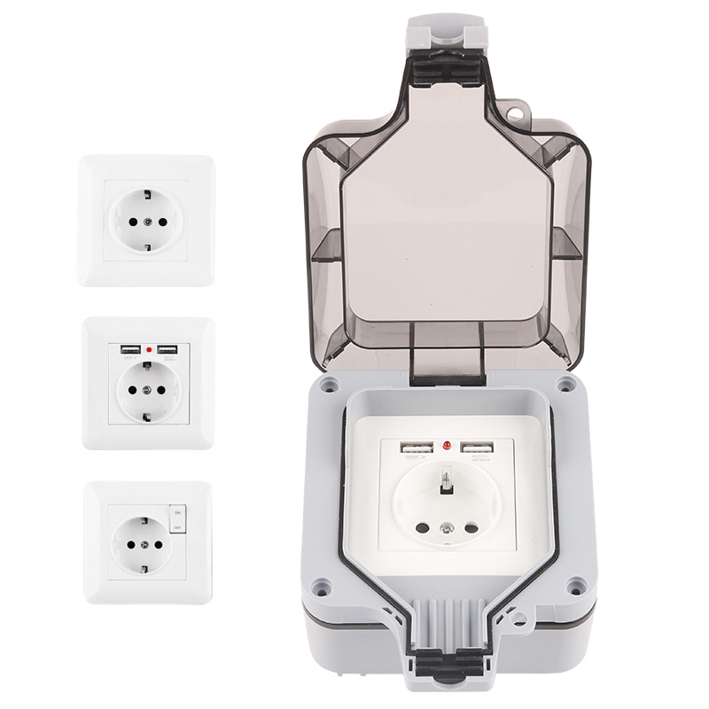 Outdoor Power Outlet Wifi - IP66 Ngoài Trời Chống Chịu Thời