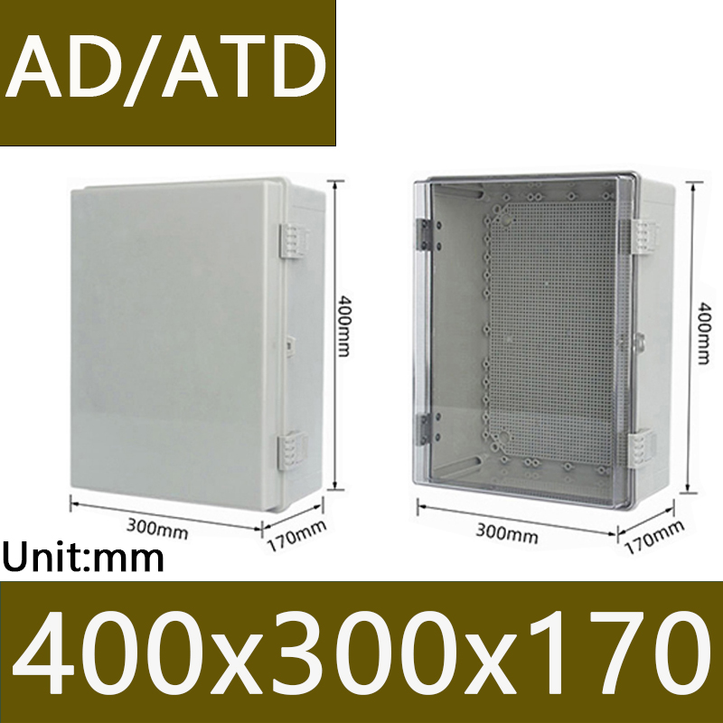 Outdoor Power Box Cover - Outdoor Waterproof Distribution Box with Large-Sized