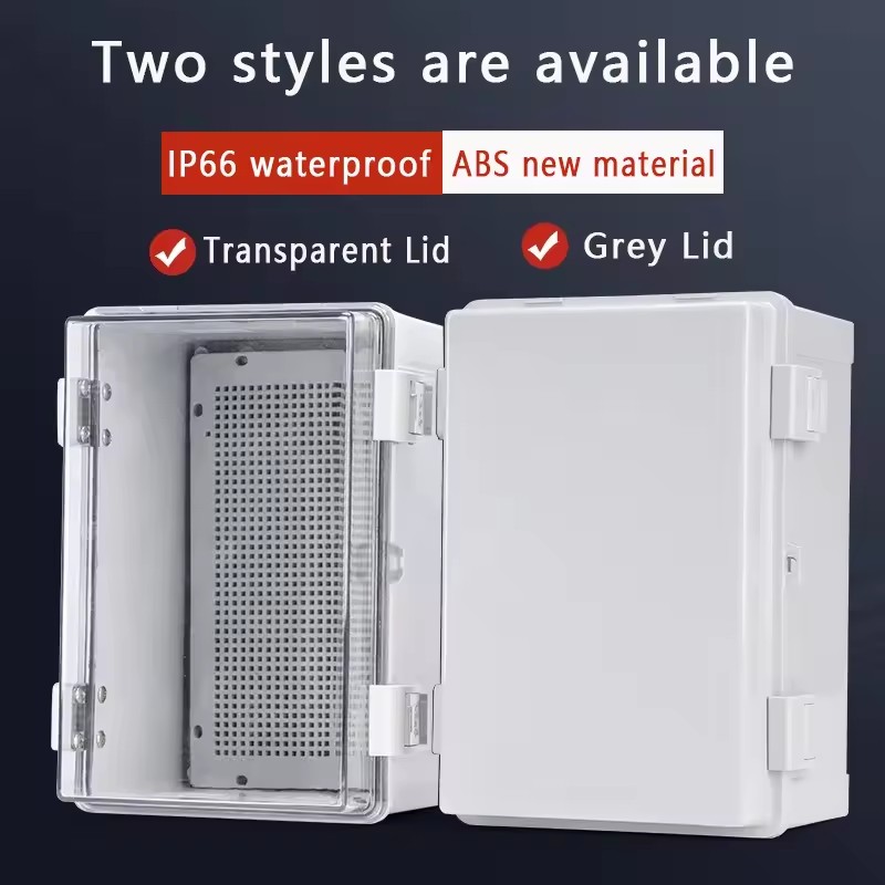 IP66 Waterproof Gray/Transpare - đánh giá và giá Outdoor Power Box Cover