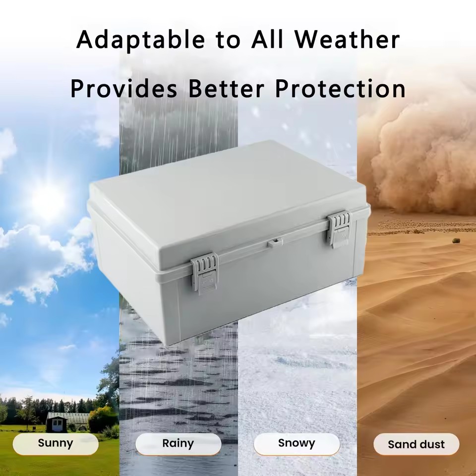 IP66 Waterproof Gray/Transpare - đánh giá và giá Outdoor Power Box Cover
