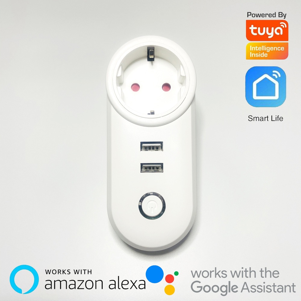 2.4G WIFI Ổ Cắm Điện Có 1A 2A  - đánh giá và giá Outdoor Power Outlet Wifi