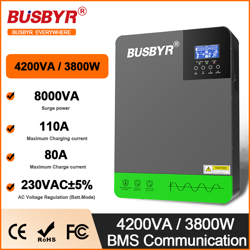 4.2KW 6.2KW Hybrid Solar Inver - đánh giá và giá Portable Generator Inverter
