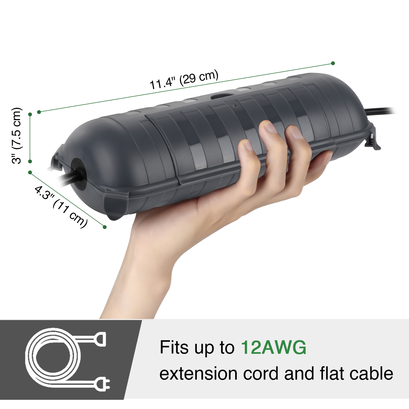 Large Weatherproof Outdoor Ele - đánh giá và giá Outdoor Power Box Cover
