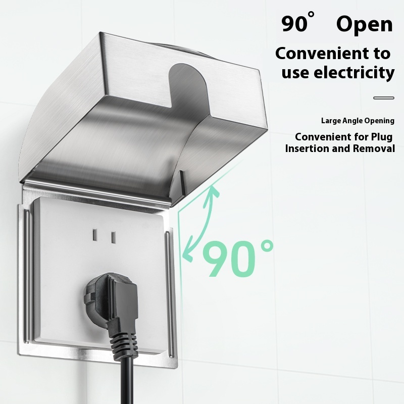 86 Socket Splashproof Box 304  - đánh giá và giá Outdoor Power Box Cover