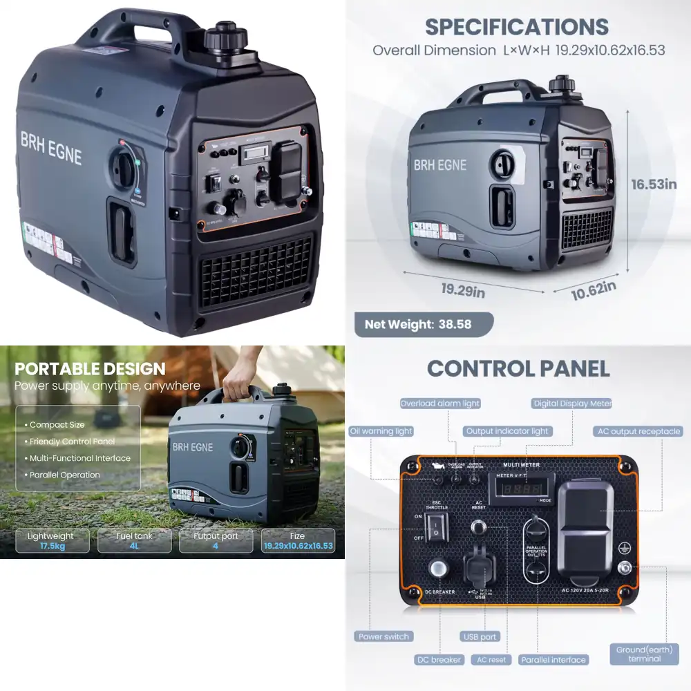 YHS 2500W 3kW Silent Type Inve - đánh giá và giá Portable Generator Inverter