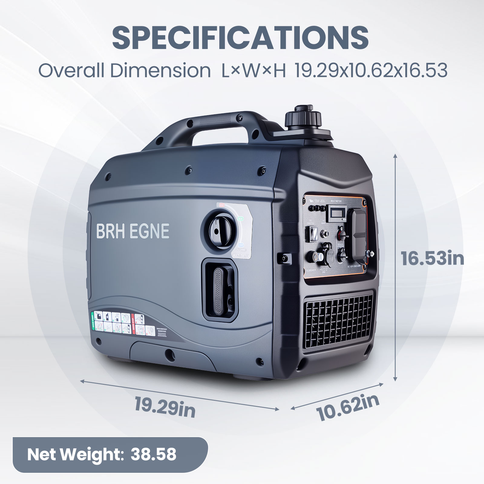 YHS 2500W 3kW Silent Type Inve - đánh giá và giá Portable Generator Inverter