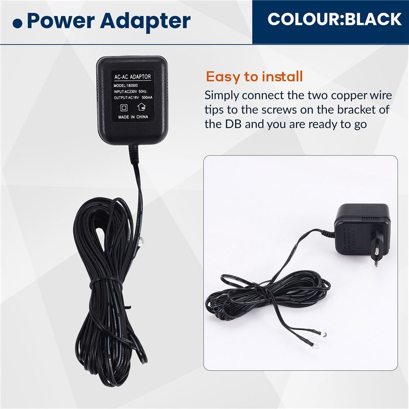Happy New- 18V 500MA Power Sup - đánh giá và giá Outdoor Power Adapter Ring