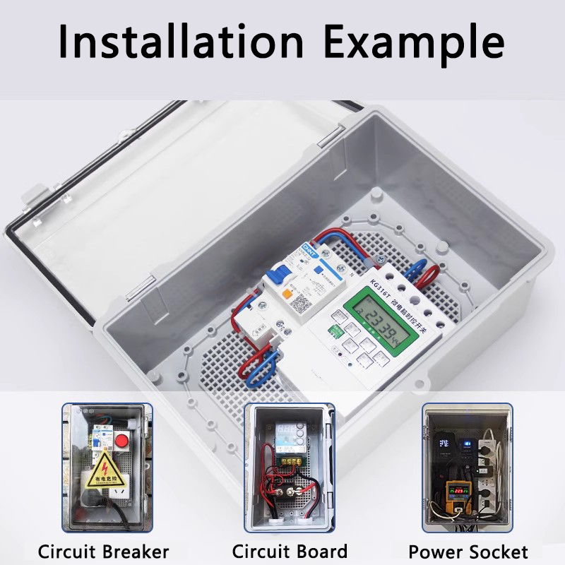 IP66 Waterproof Transparent Co - đánh giá và giá Outdoor Power Box Cover