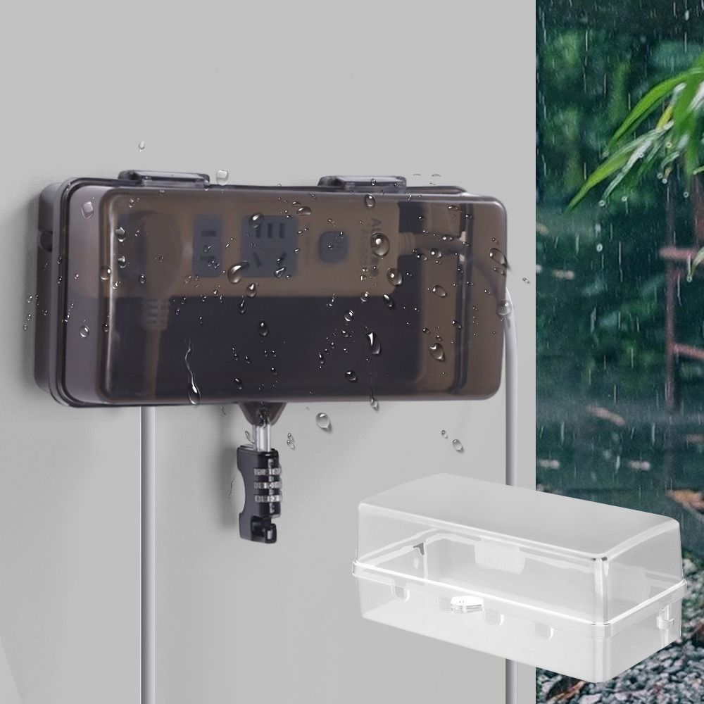 Durable Plastic Plug Box Anti- - đánh giá và giá Outdoor Power Strip With Cover