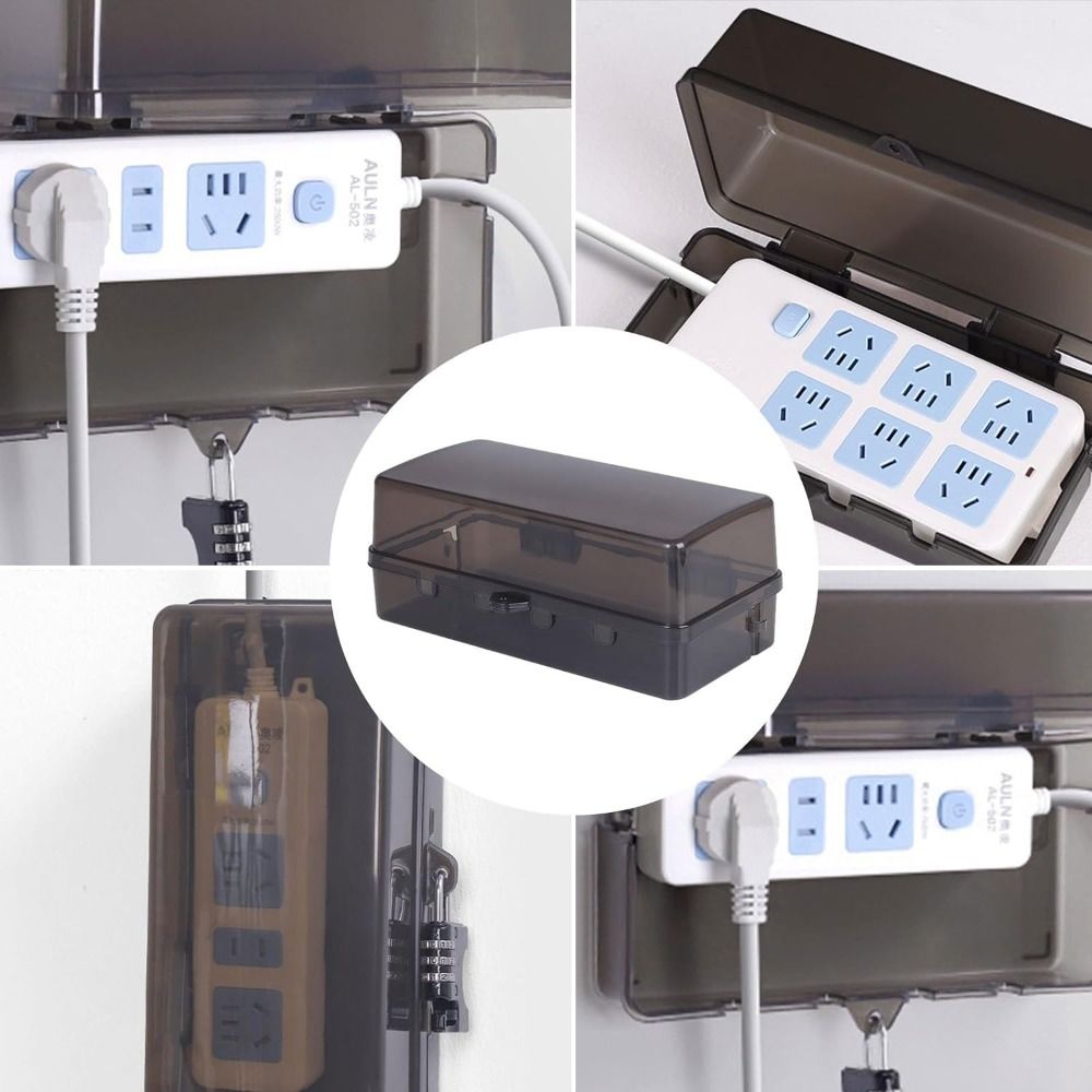 Durable Plastic Plug Box Anti- - đánh giá và giá Outdoor Power Strip With Cover