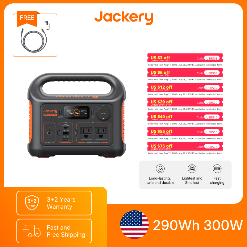 Jackery Portable Power Station - đánh giá và giá Portable Generator Inverter