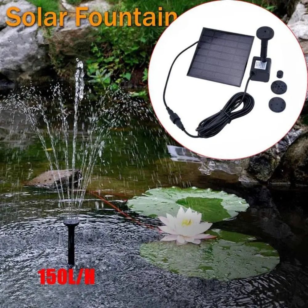 1.4W Mini Solar Fountain Pump  - đánh giá và giá Outdoor Power Kit