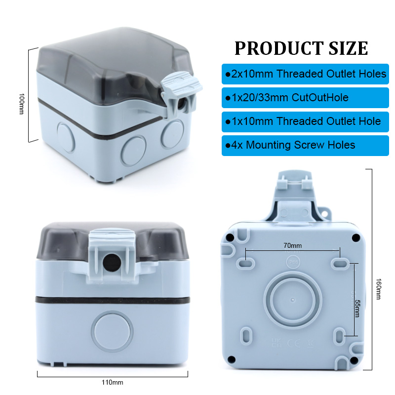 Outdoor Power Outlet Box Water - đánh giá và giá Outdoor Power Box Cover