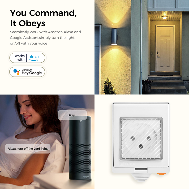 Avoir Israel Tuya Ổ Cắm Thông  - đánh giá và giá Outdoor Power Outlet Wifi