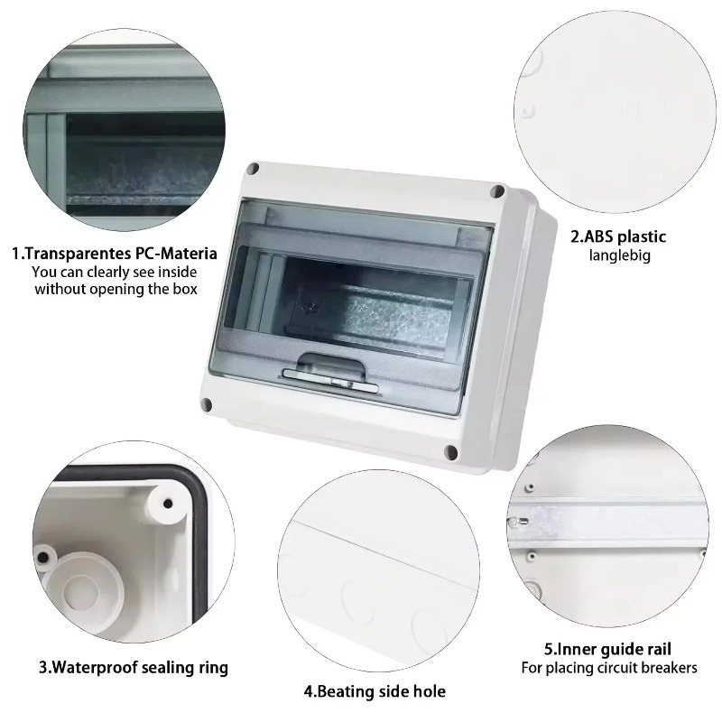 HT Series Junction Box 2/3/5/8 - đánh giá và giá Outdoor Power Box Cover