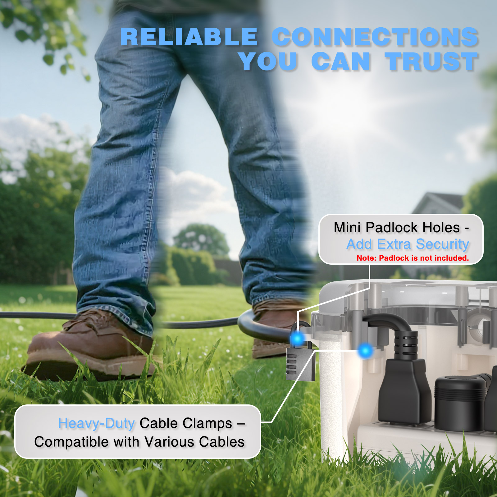 Weatherproof Outdoor Electrica - đánh giá và giá Outdoor Power Strip With Cover