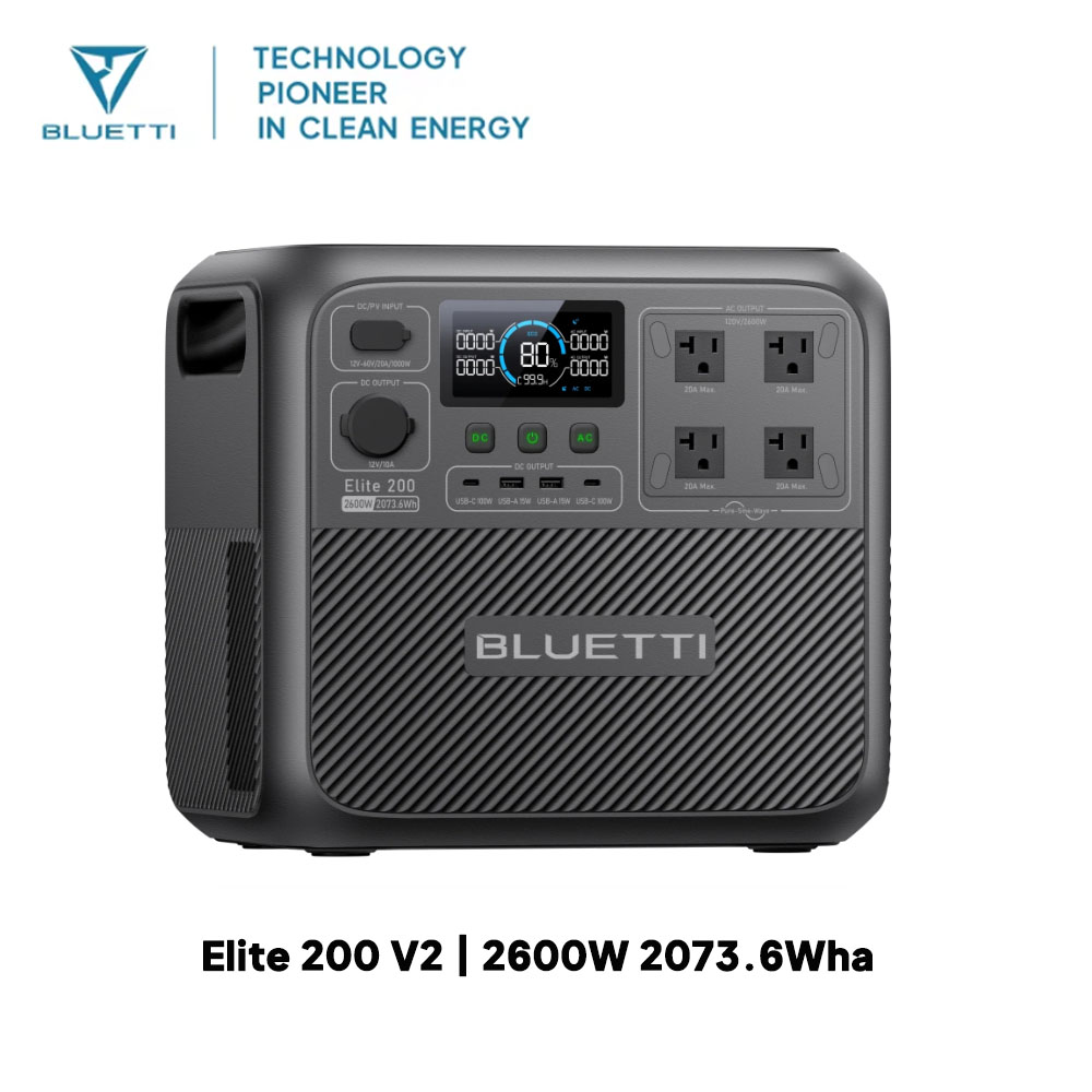 【Renew】BLUETTI Elite 200 V2 Po - đánh giá và giá Portable Generator Inverter