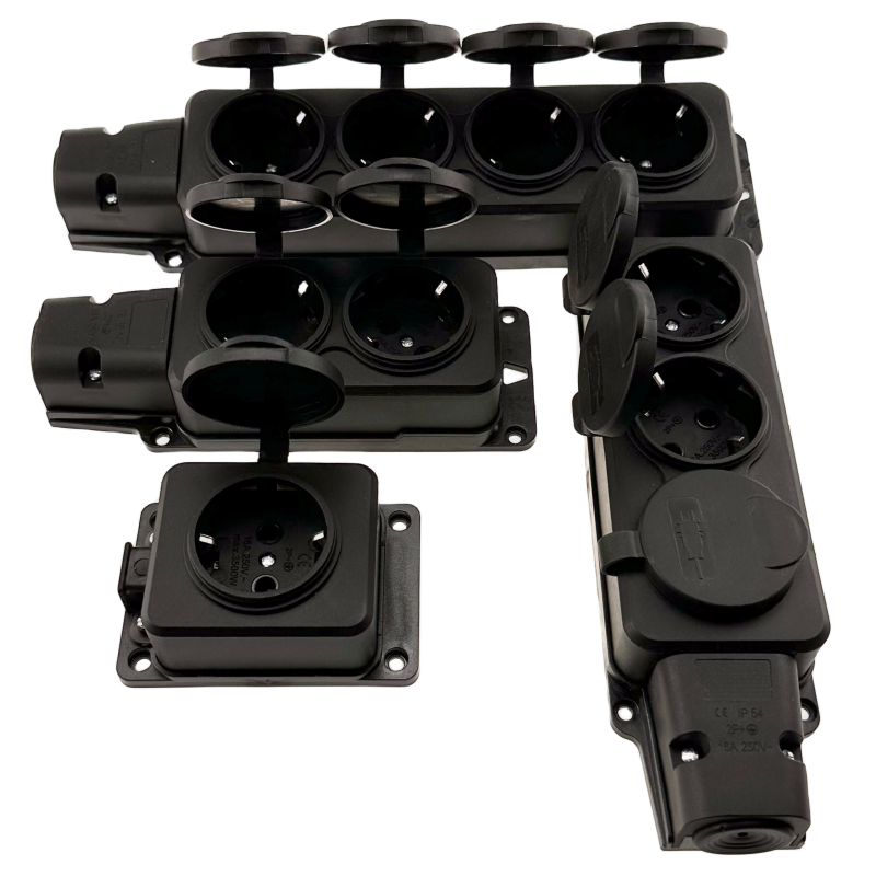 New IP54 16A 3500W Outdoor Wat - đánh giá và giá Outdoor Power Strip With Cover