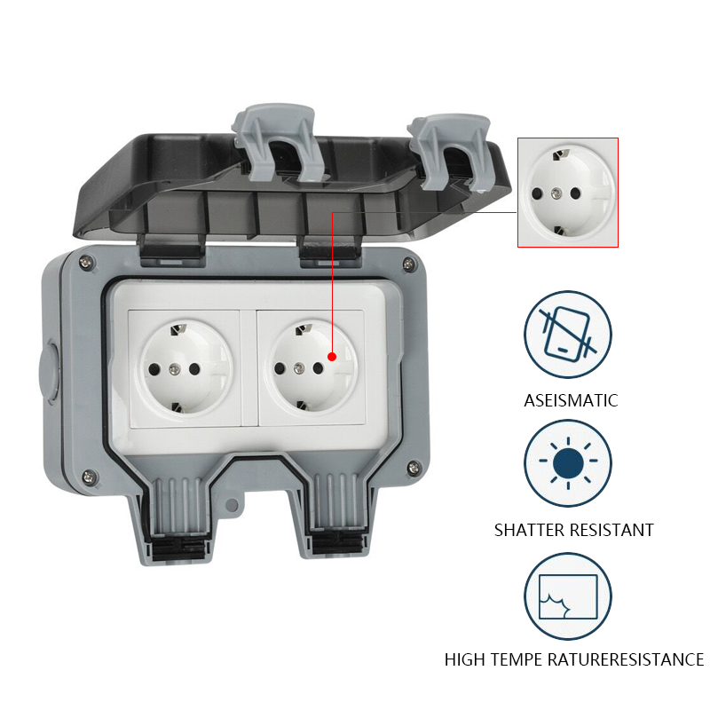 Depo IP66 Chống Mưa Sạc Ổ Cắm  - đánh giá và giá Outdoor Power Outlet Wifi